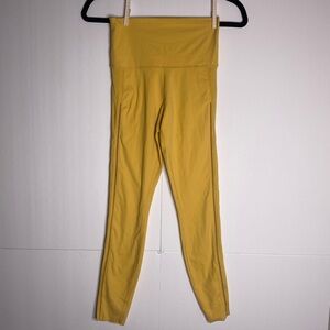 Nike Dri-Fit High-Waisted Leggings | Yellow | Size Small